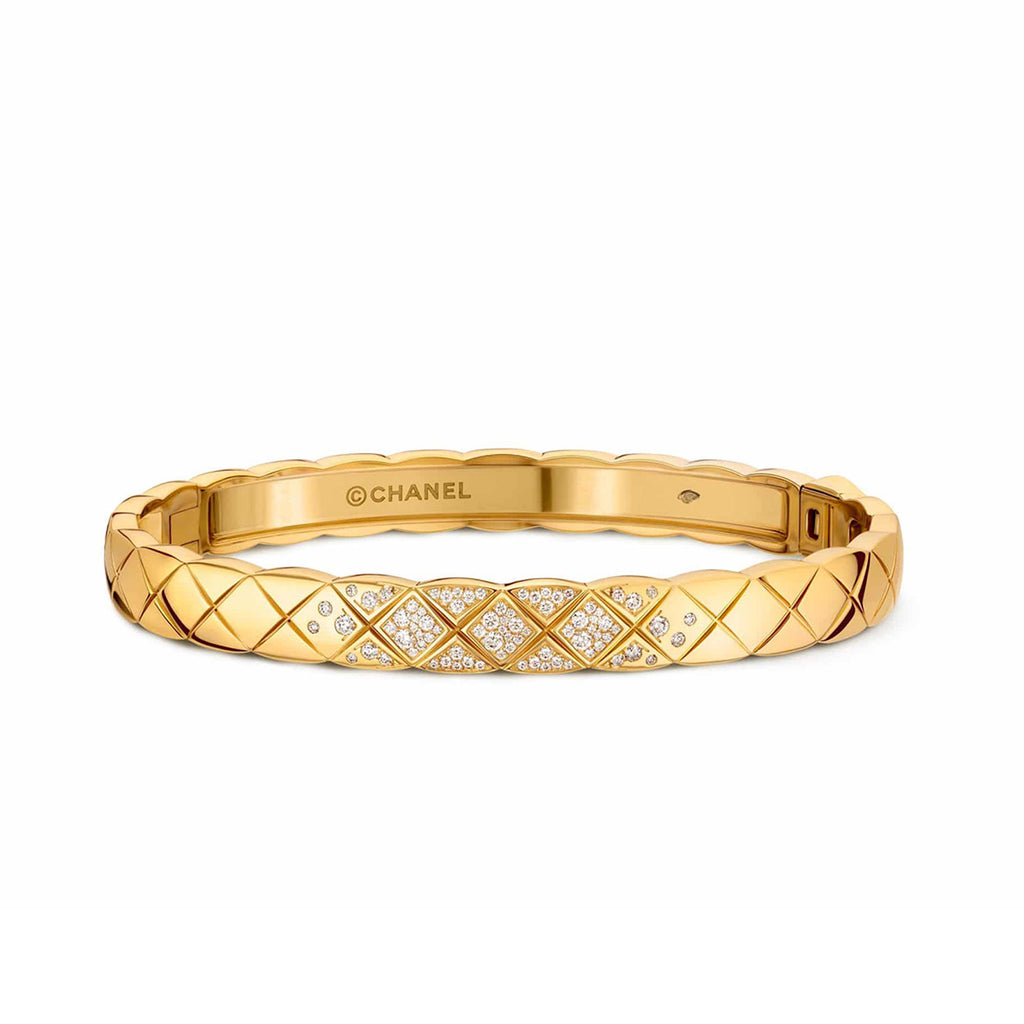 Chanel Camellia Yellow Gold Ajoure Bracelet – Opulent Jewelers